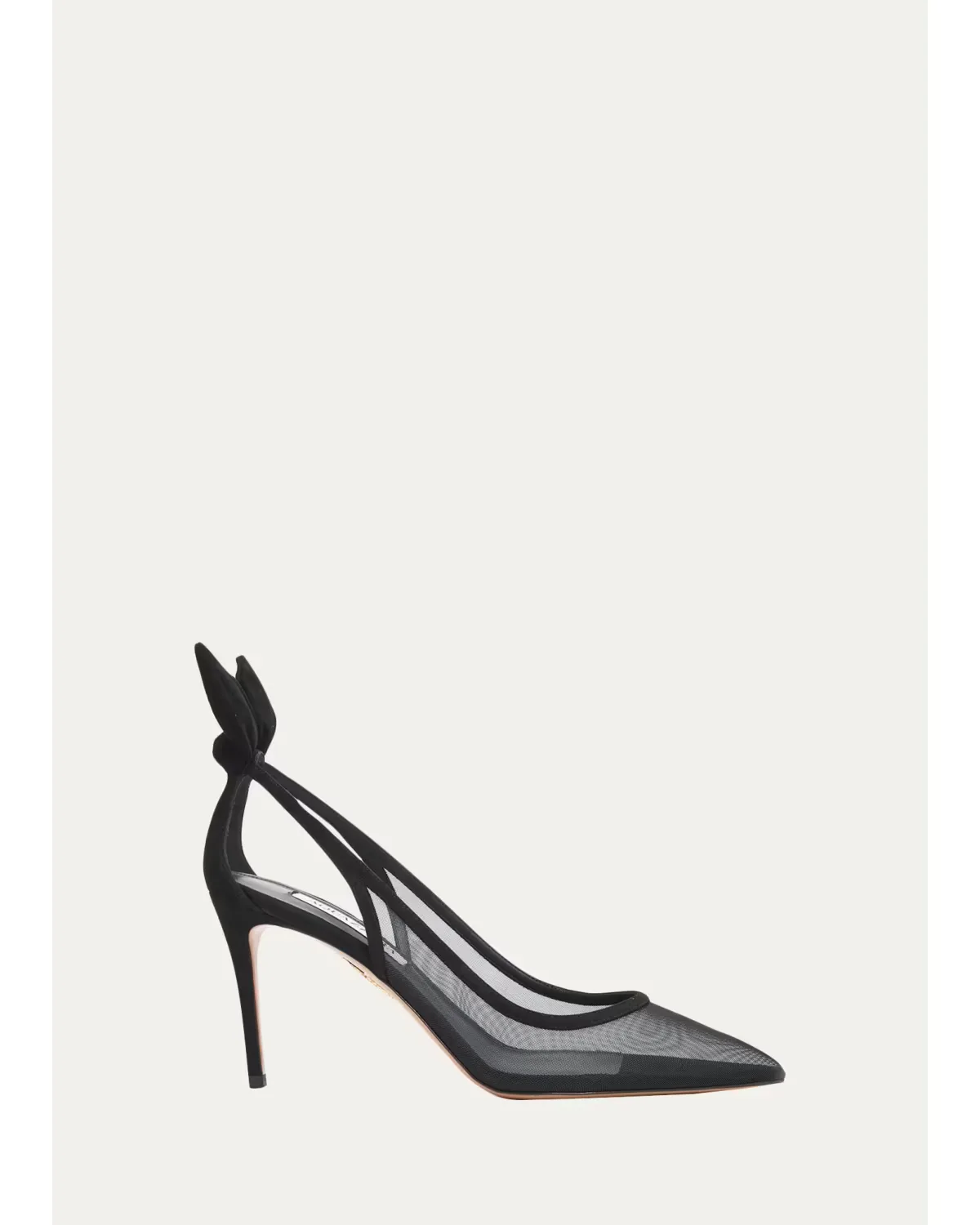 85mm Bow Tie Mesh Pumps by Aquazzura