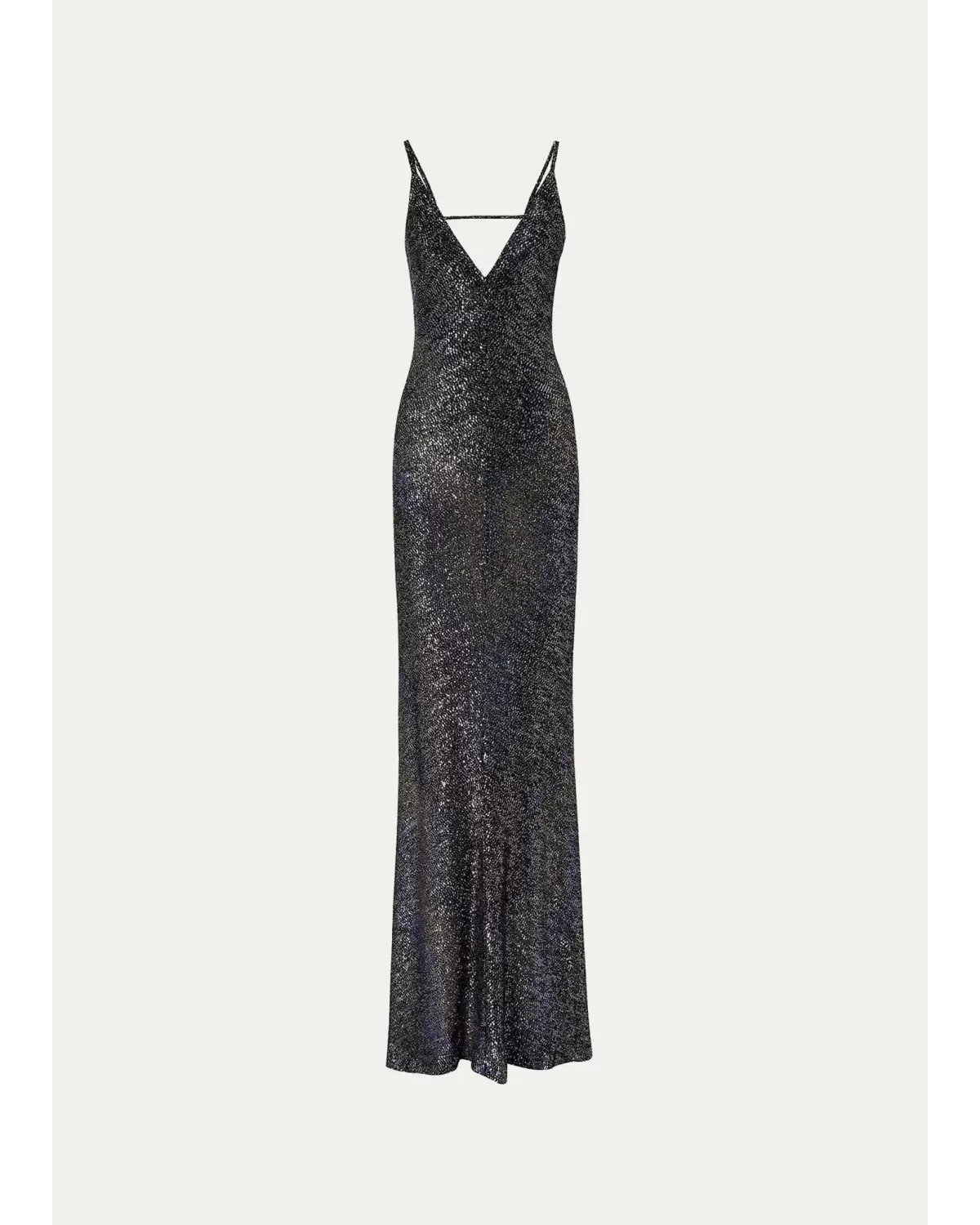 Plunging Degrade Sequin Knit Backless Maxi Dress by Missoni