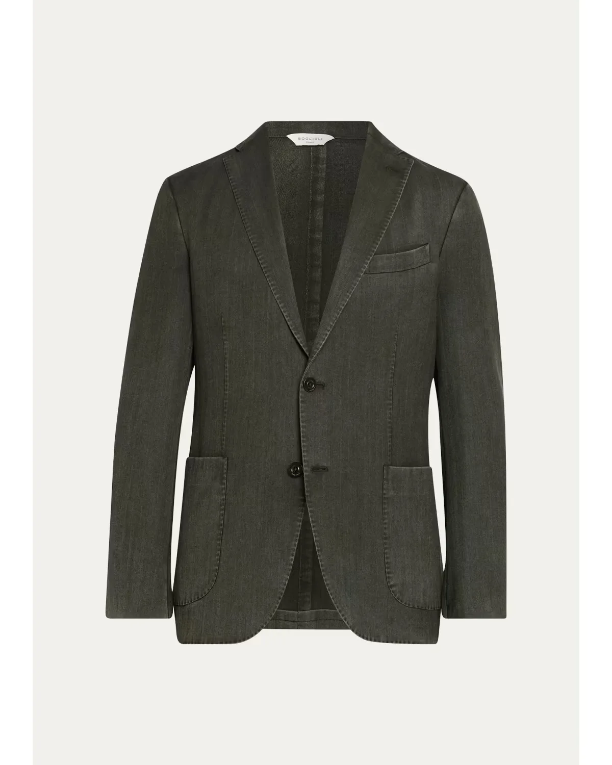 Wool Denim Blazer by Boglioli