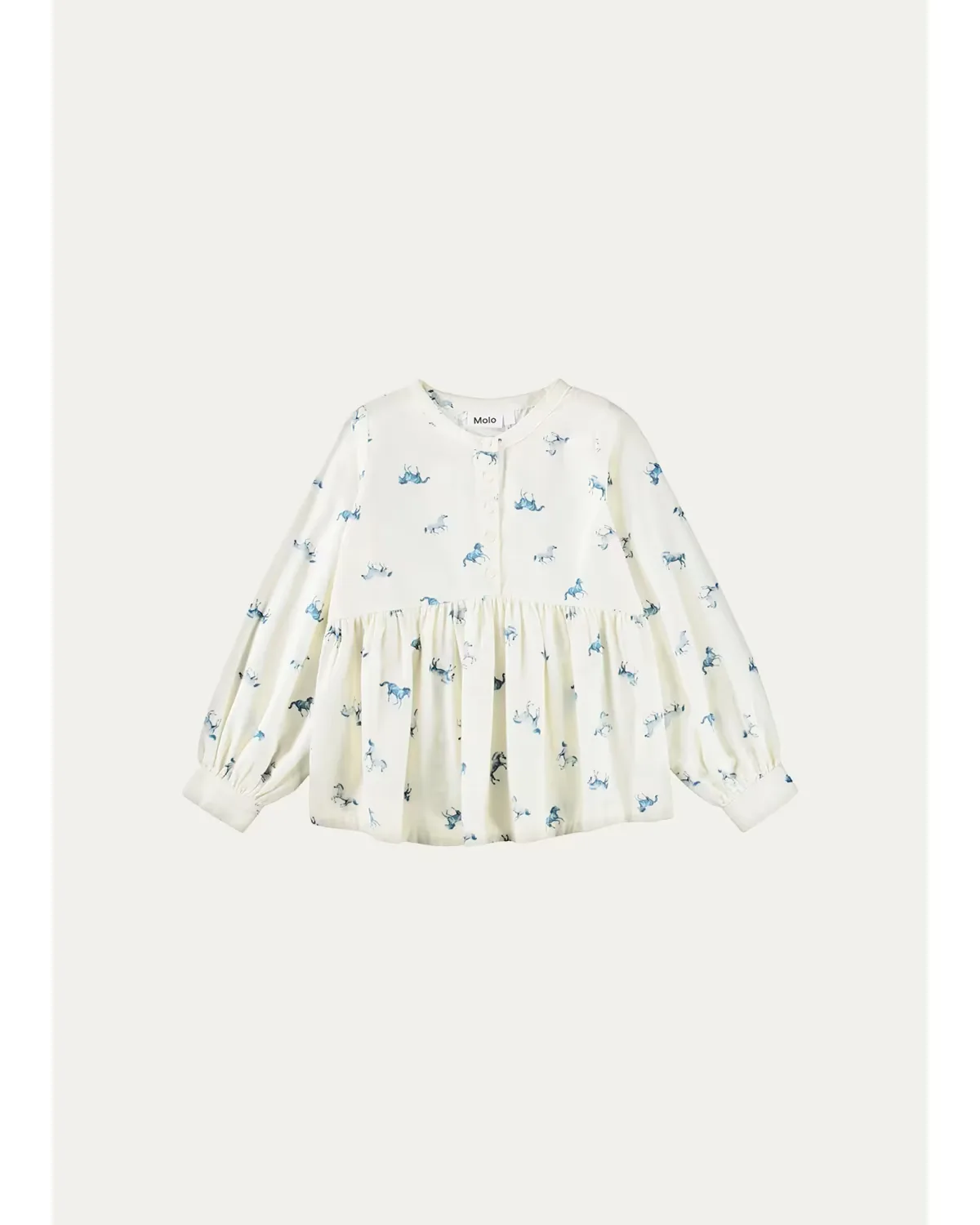 Rilla Horse-Print Tunic Shirt by Molo