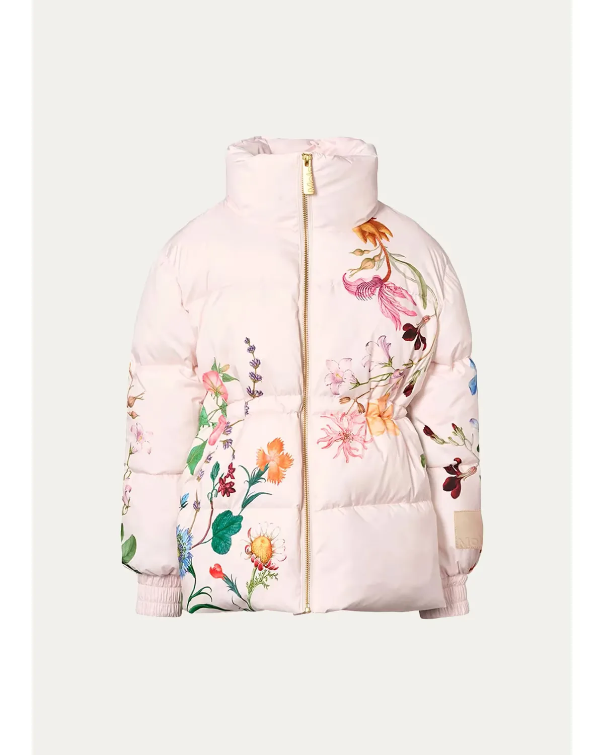 Hally Floral Hooded Quilted Jacket by Molo