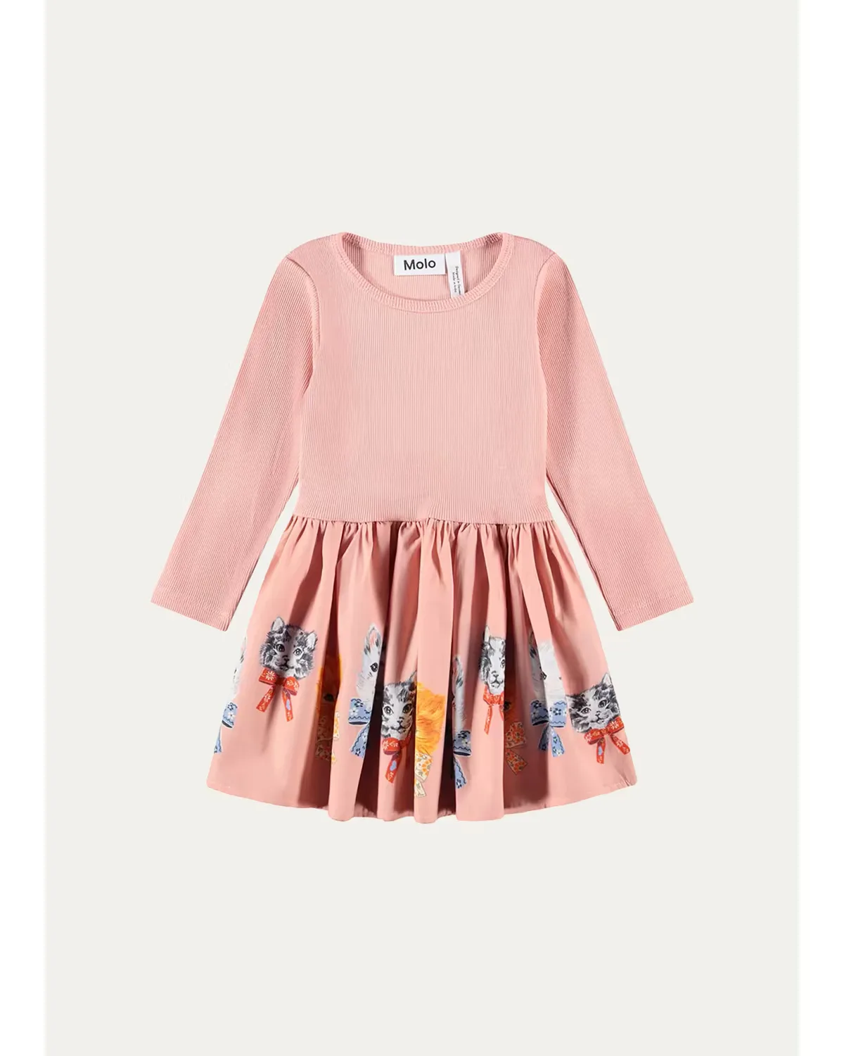 Candi Fancy Kitty Cotton Dress by Molo