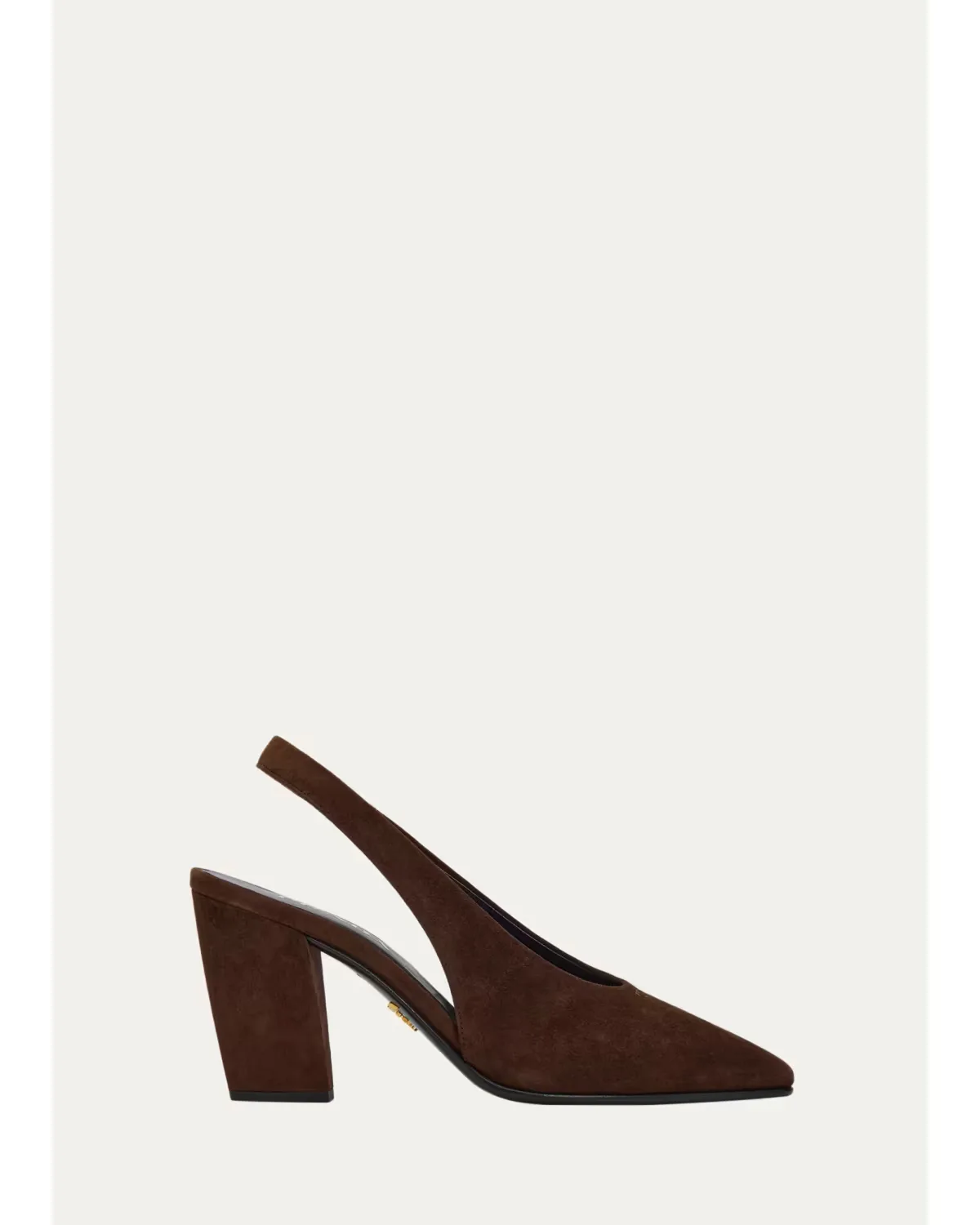 85mm Suede Slingback Pumps by Prada