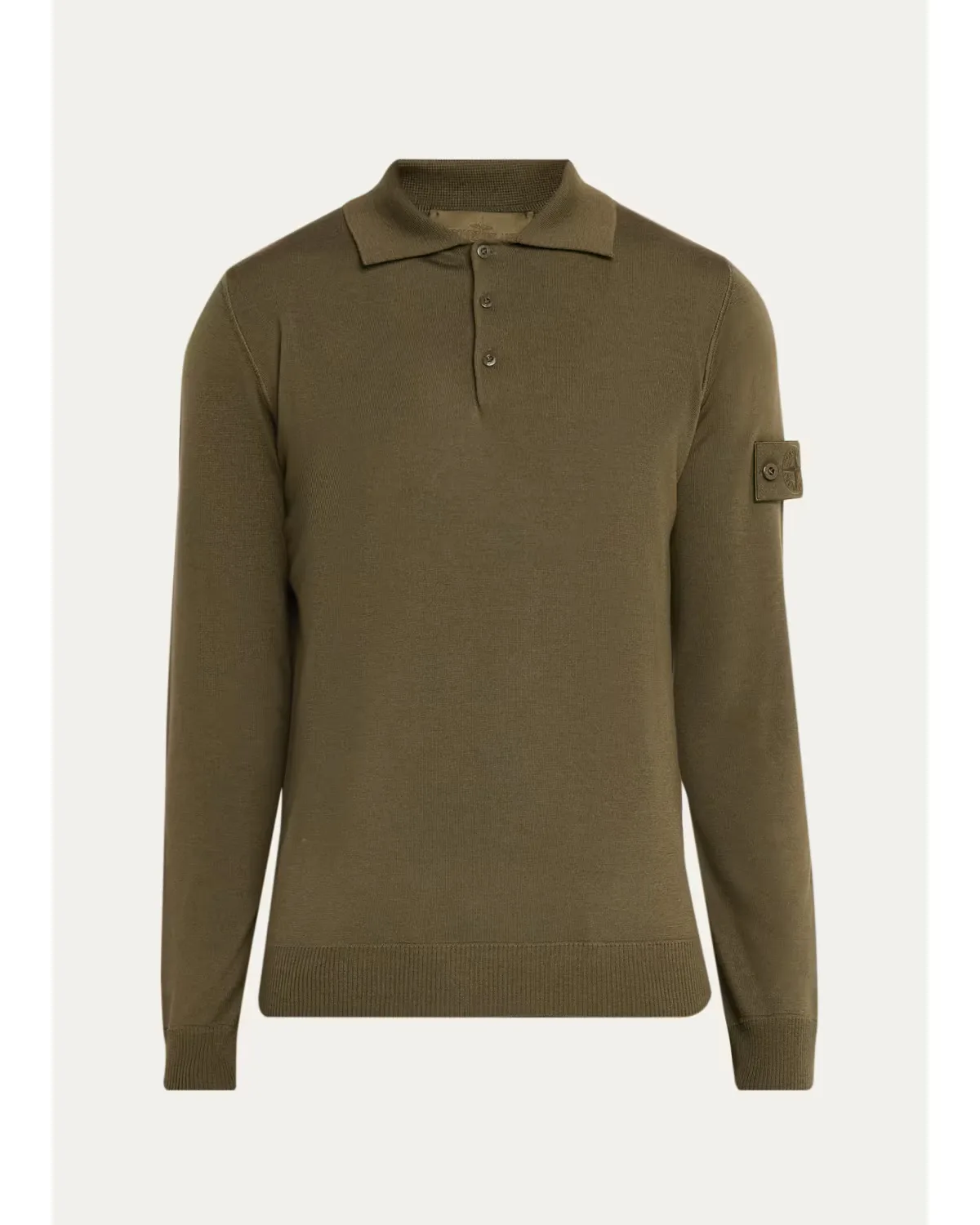 Wool Polo Sweater by Stone Island