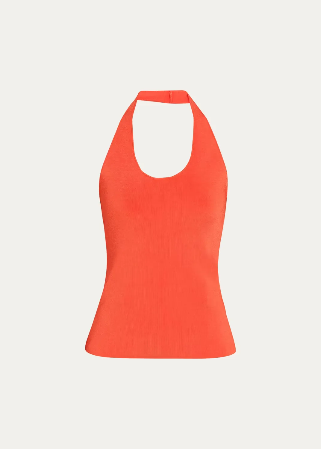 Halter Compact Knit Tank Top