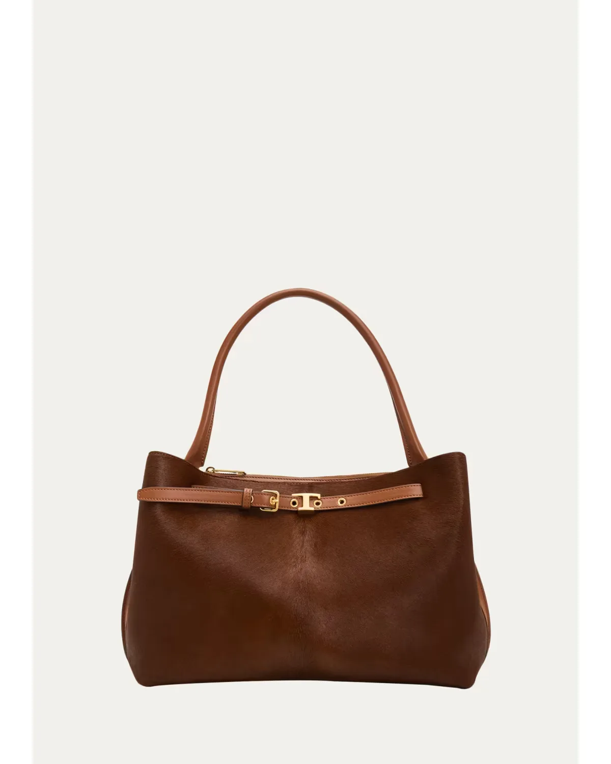 Tim Calf Hair Top-Handle Bag by Tod's