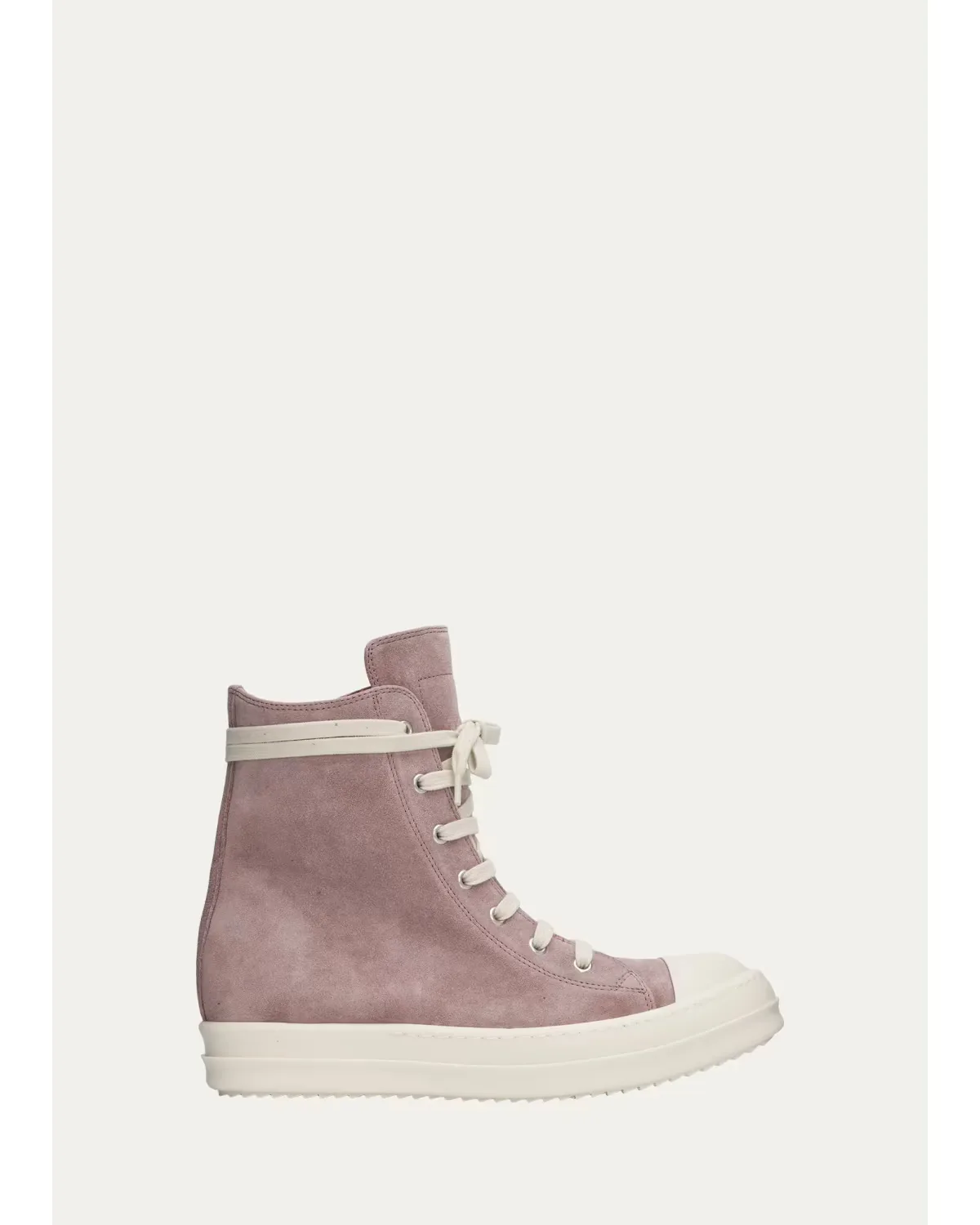 Suede High-Top Sneakers by Rick Owens