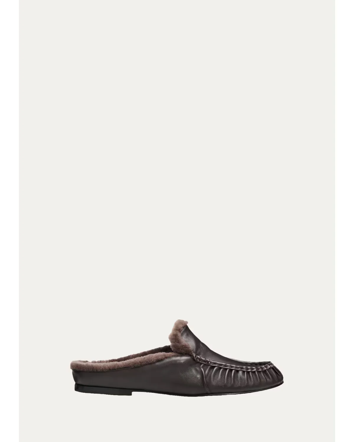 Tevin Shearling Suede Mules by Vince