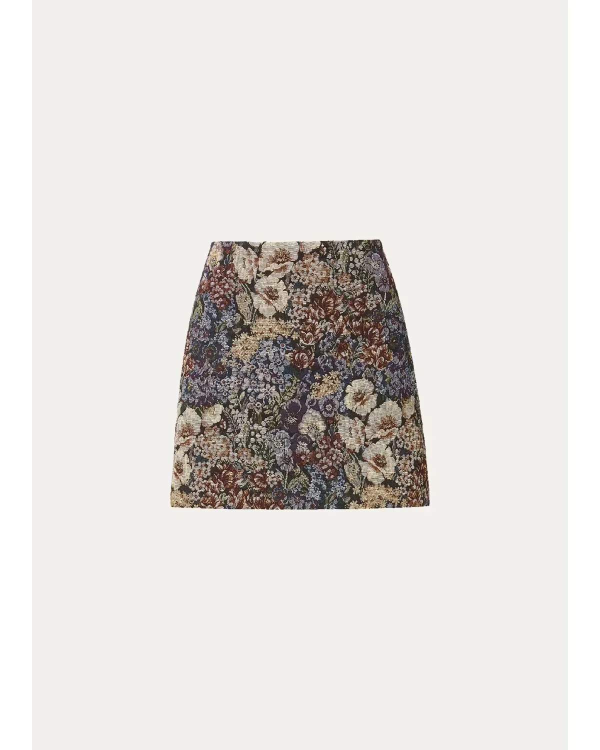 Ohemia Floral Jacquard Mini Skirt by Veronica Beard