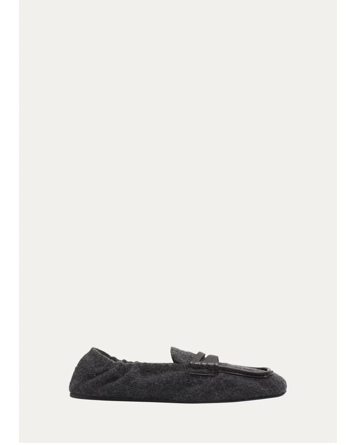Flannel Penny Loafers by Miu Miu