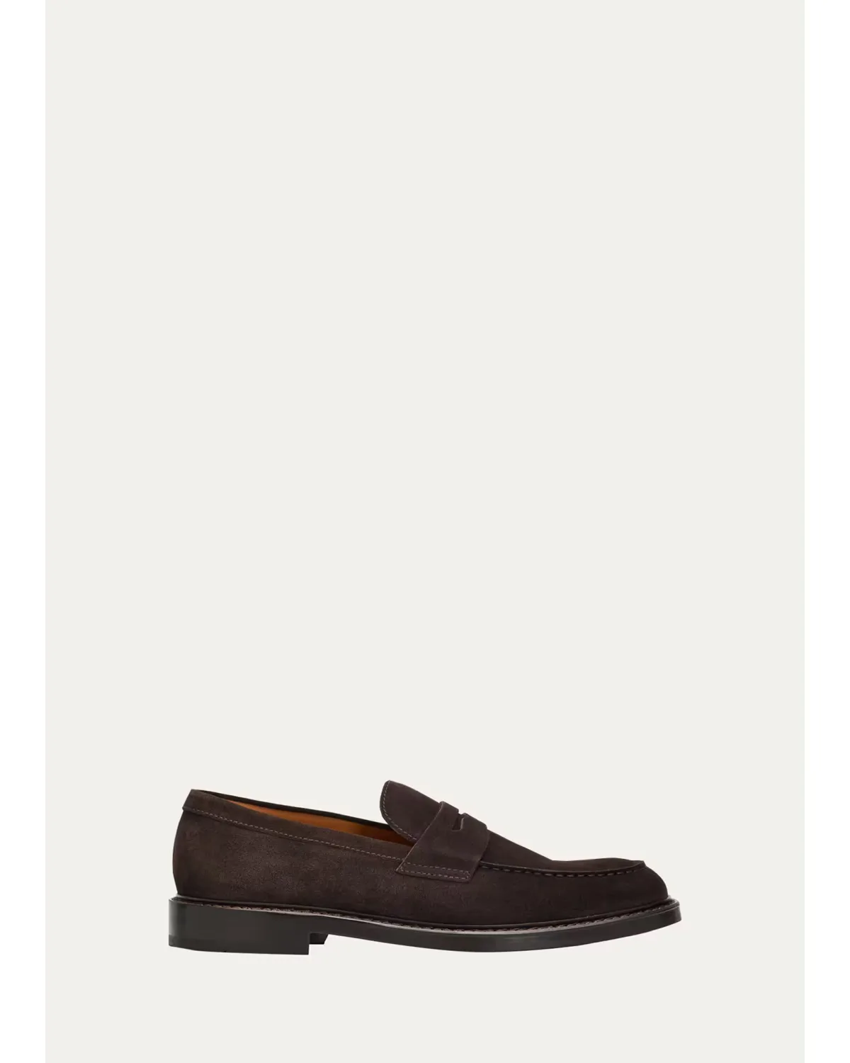 Siena Suede Moc-Toe Penny Loafers
