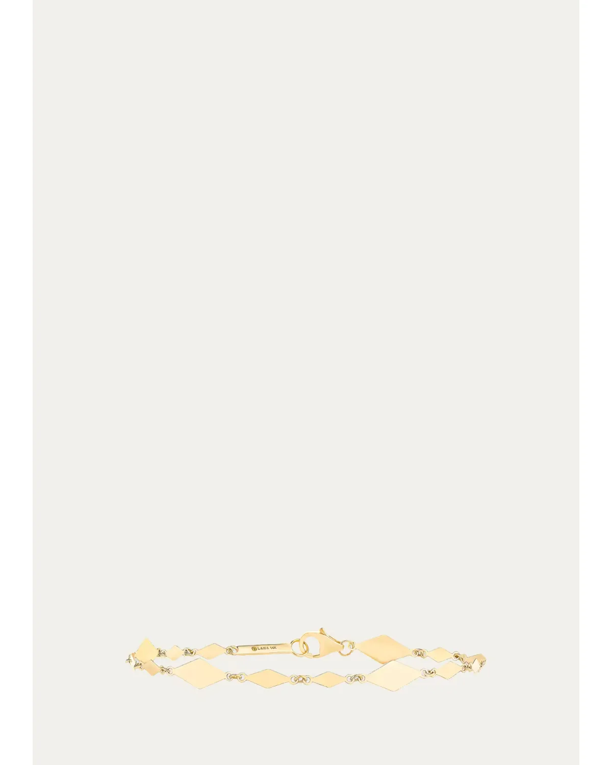 14K Geometric Chain Bracelet by Lana