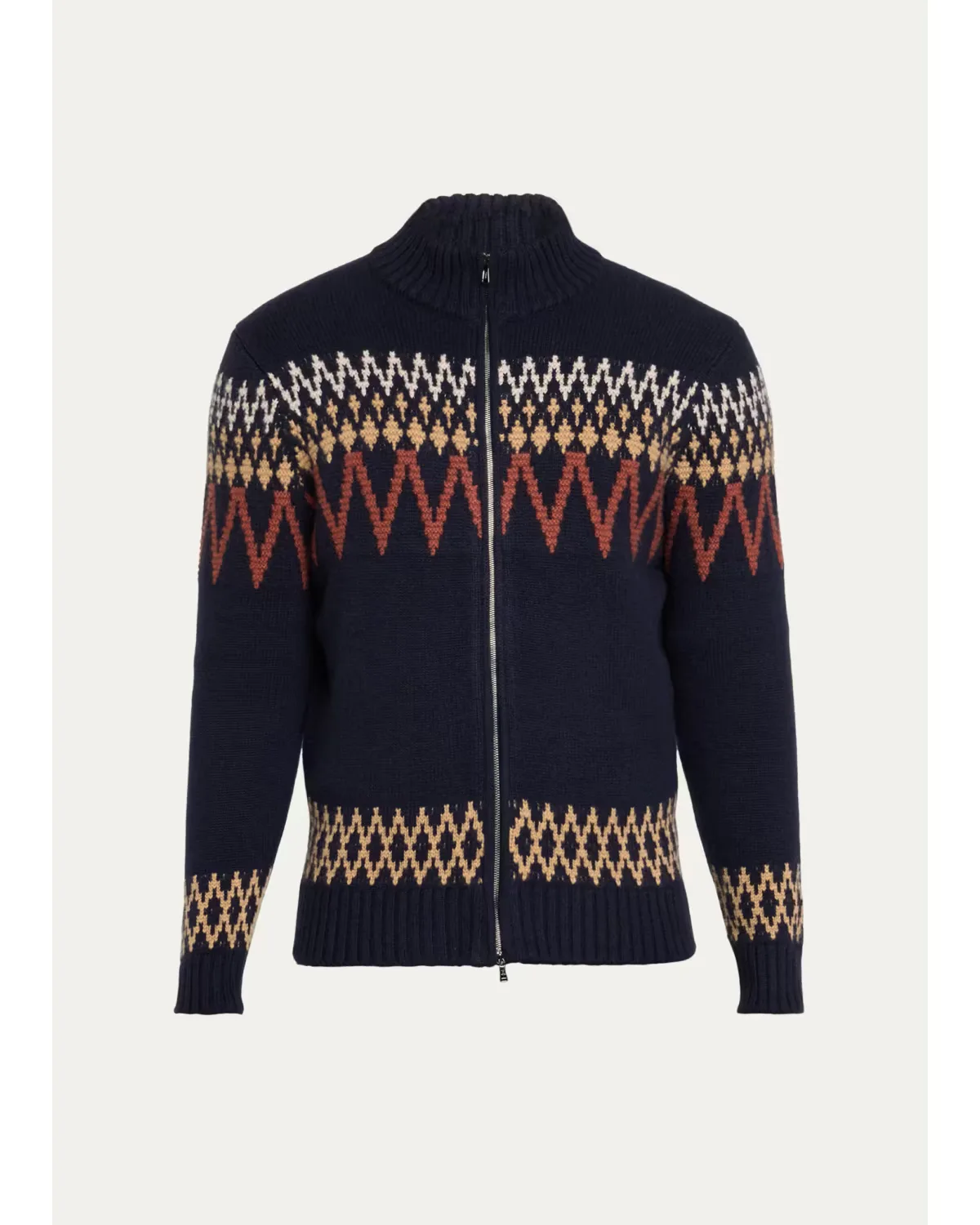 Jacquard Cashmere Jacket by Fioroni