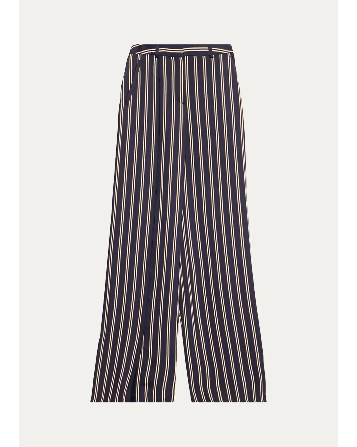 Striped Wide-Leg Trousers by Jason Wu