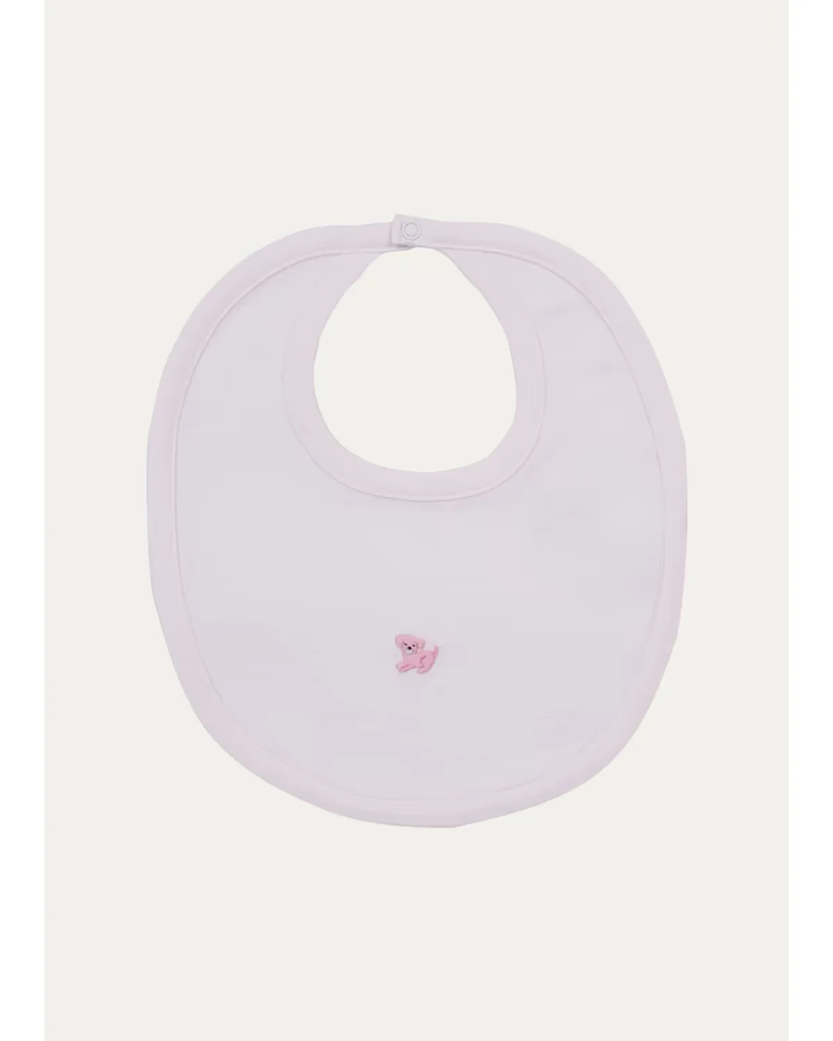 Hand-Embroidered Cotton Bib by Kissy Kissy