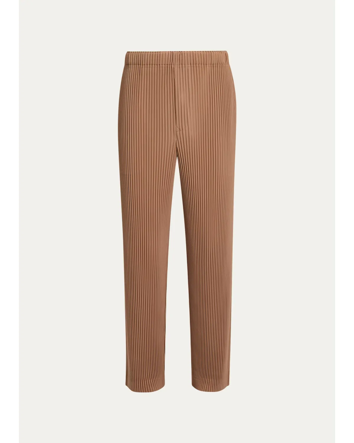 Pleated Straight-Leg Pants by Homme Pliss Issey Miyake