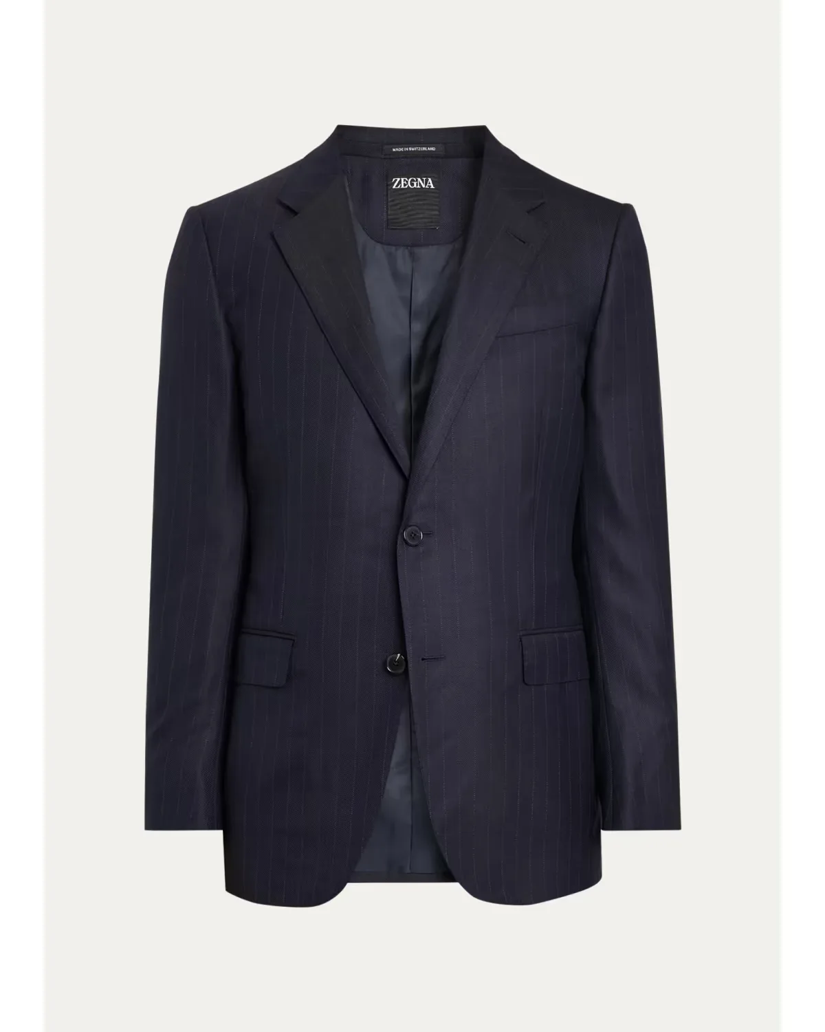 Wool Fine Stripe Single-Breasted Sport Coat by ZEGNA