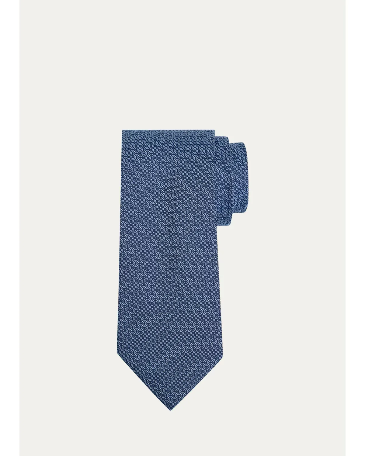 Micro-Jacquard Silk Tie by ZEGNA