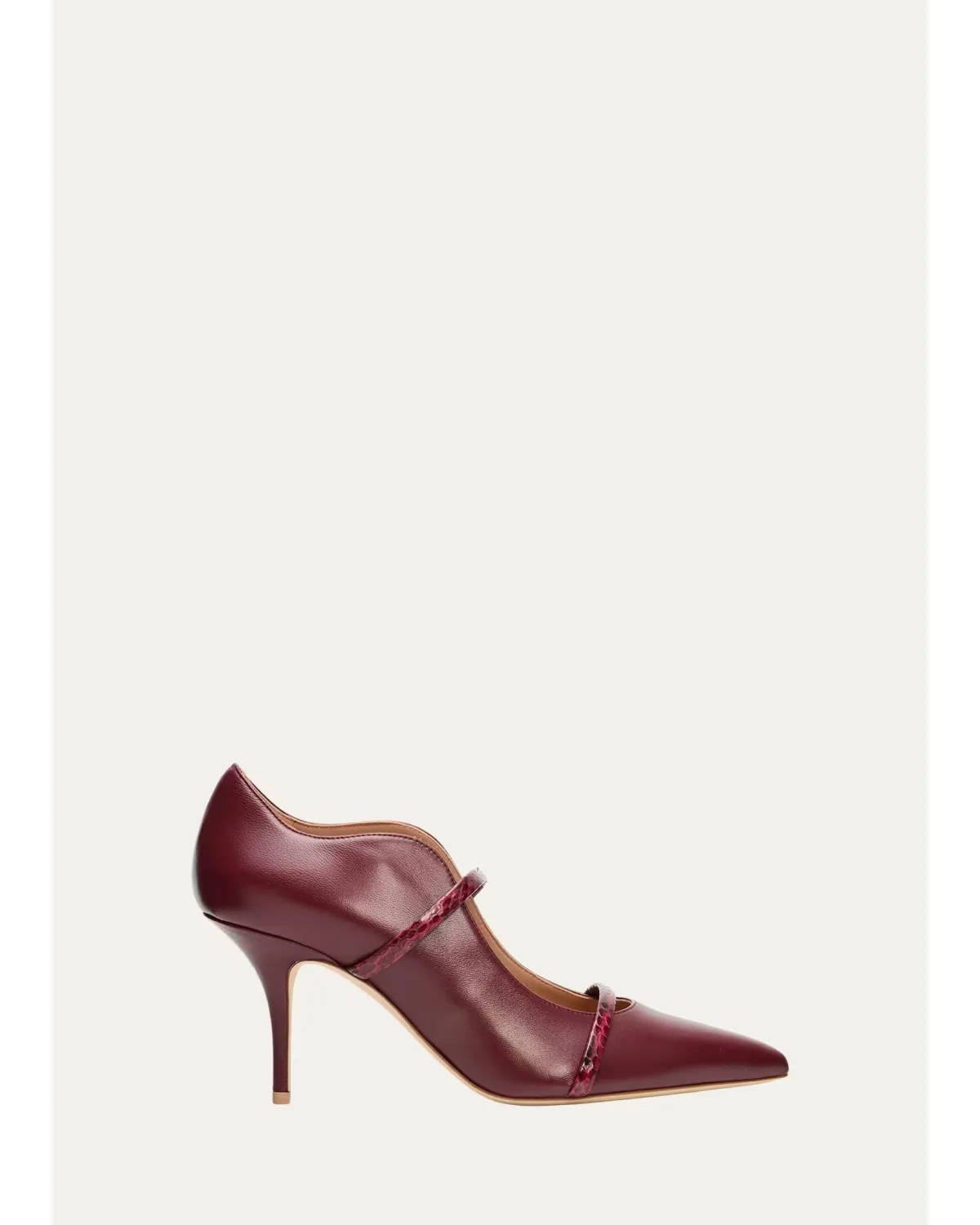 70mm Maureen Leather Pumps by Malone Souliers