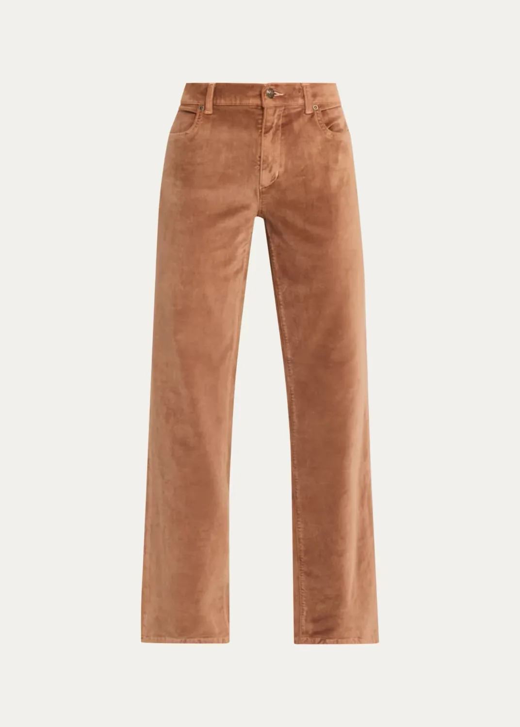 Ruby Straight-Leg Stretch Cotton Pants