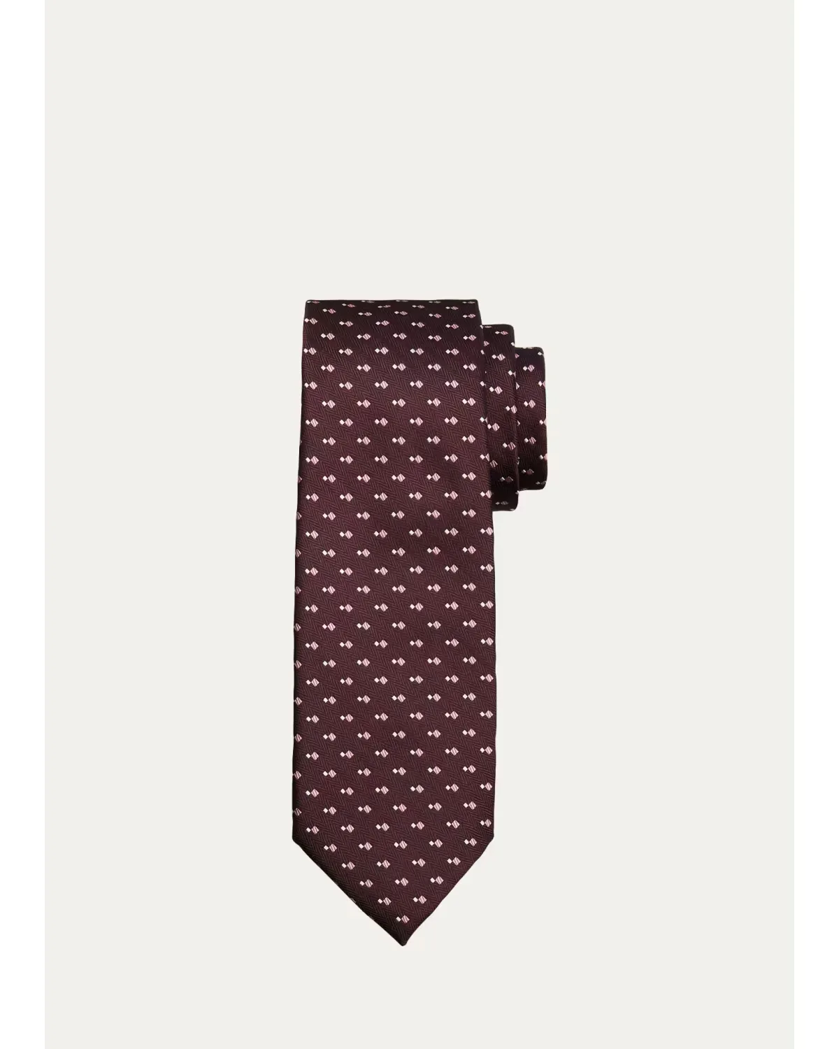Micro-Geometric Silk Tie by ZEGNA