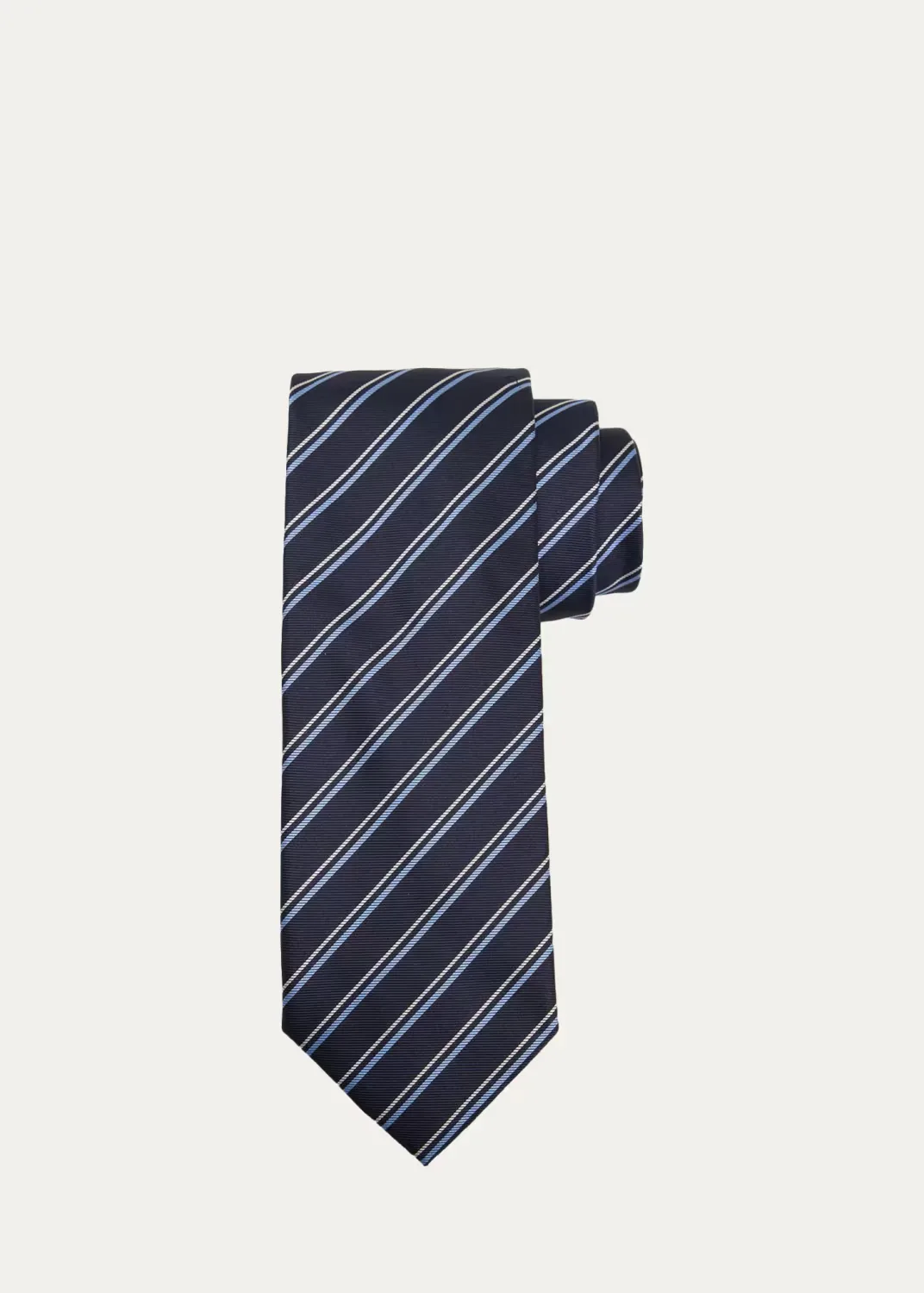 Variegated Stripe Silk Tie