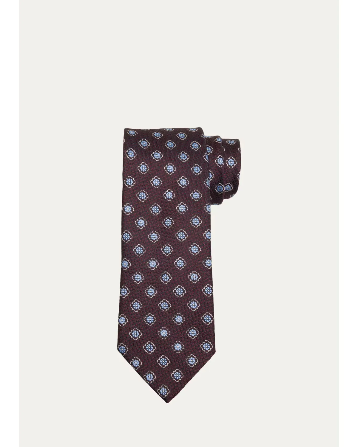 Floral Jacquard Silk Tie by ZEGNA