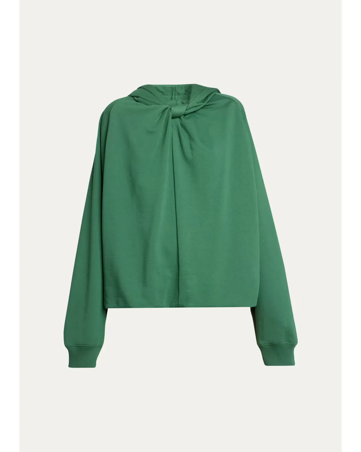 Hadella Knotted Cotton Hoodie by Dries Van Noten