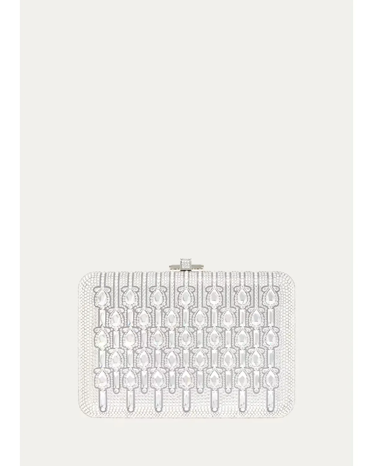 Bijou Slim Slide Crystal Clutch Bag by Judith Leiber