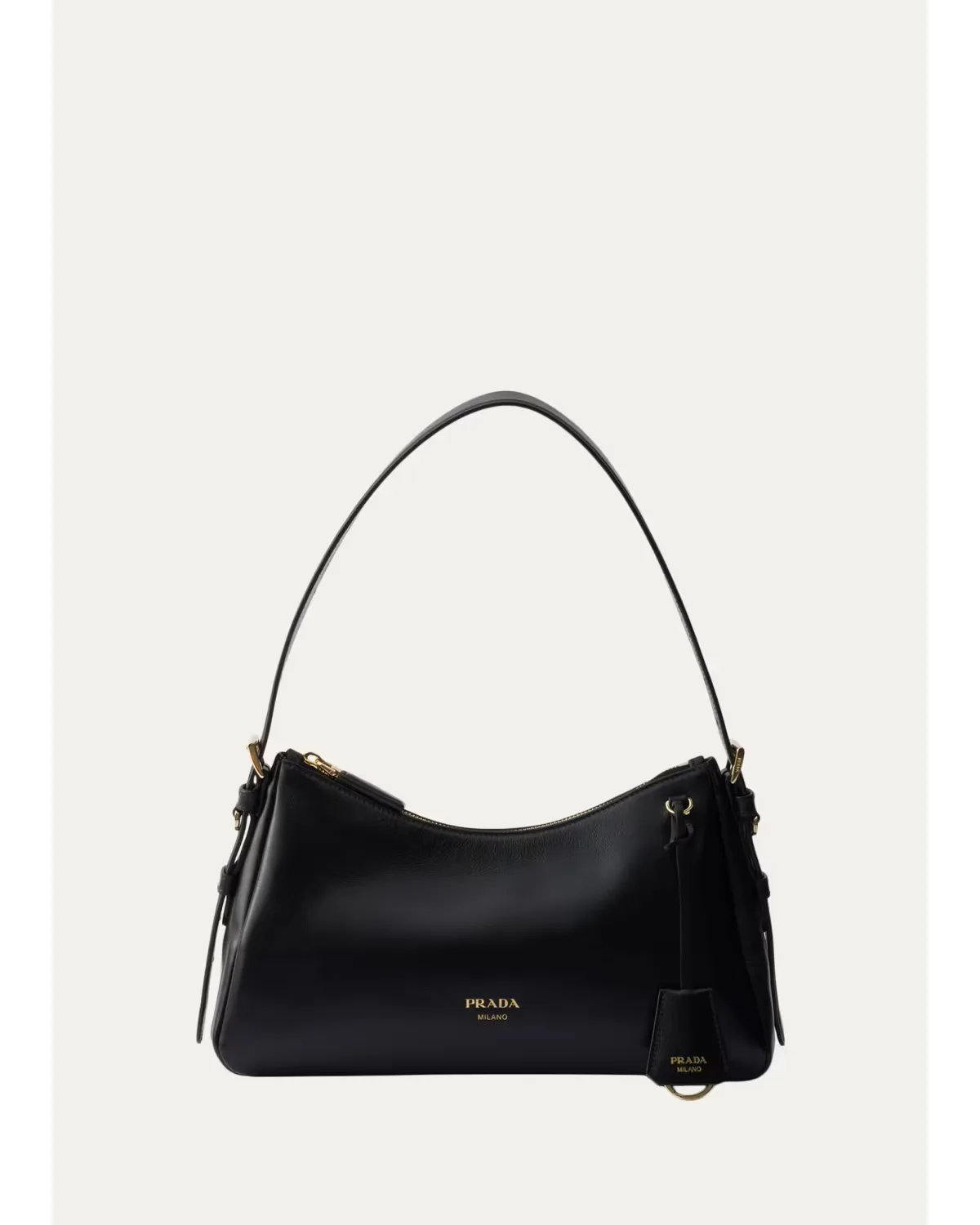 Aimee Medium Leather Shoulder Bag by Prada