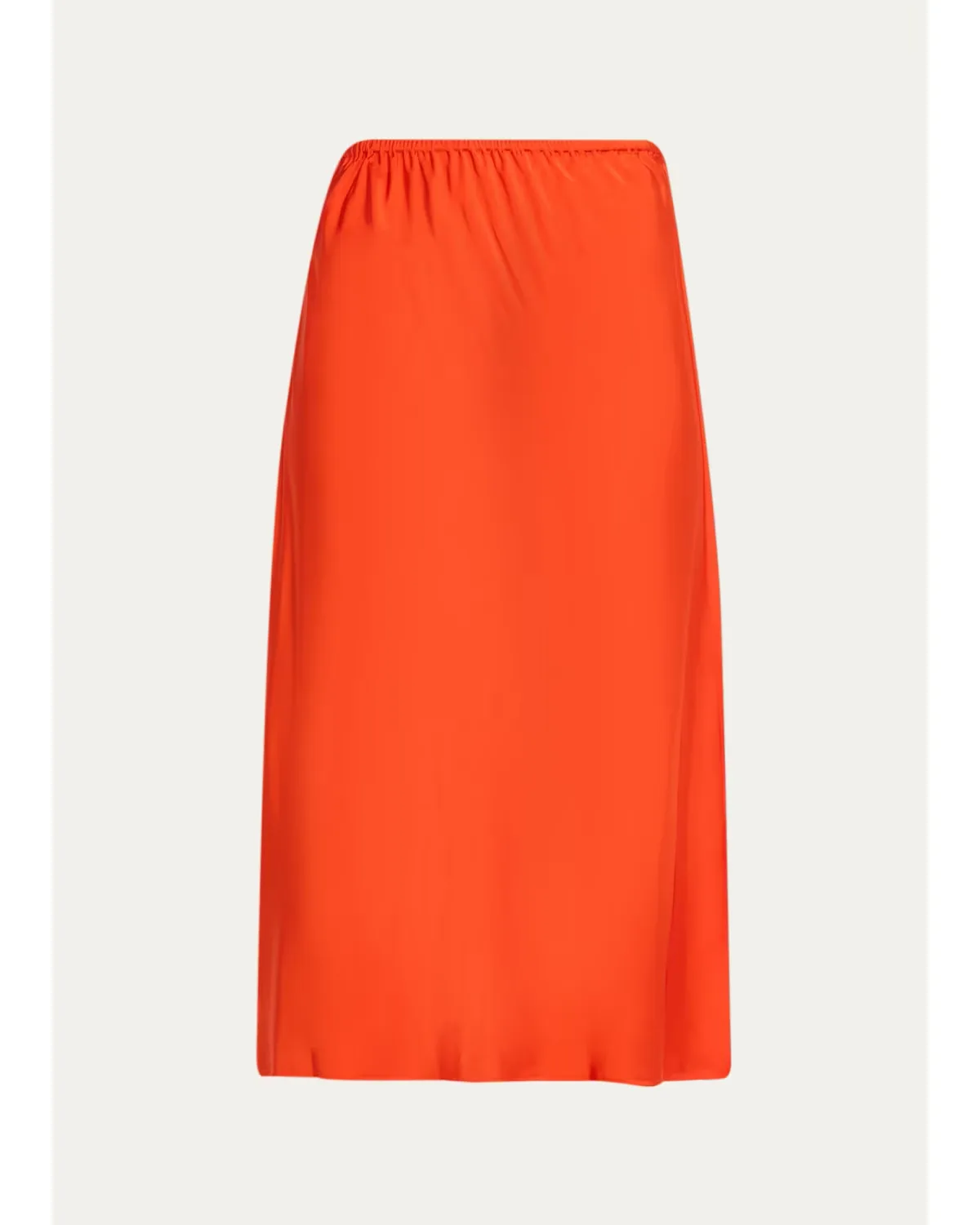 Pull-On Satin Slip Skirt