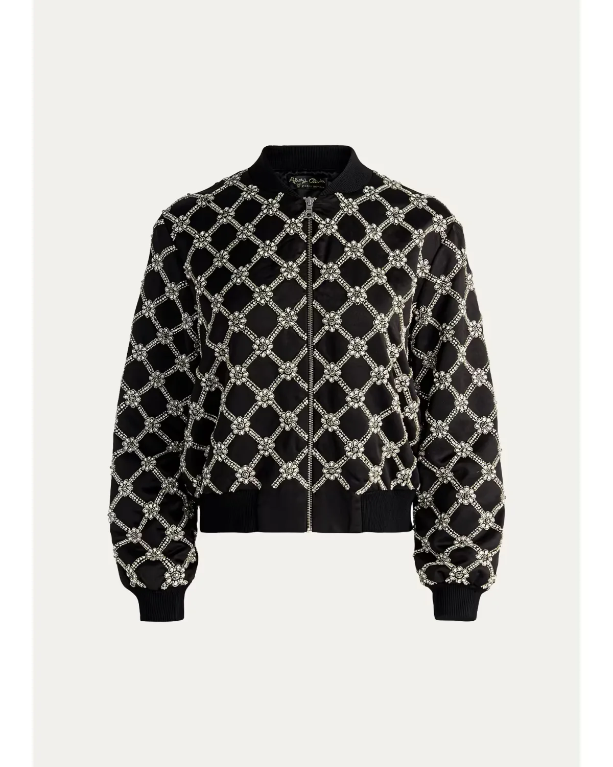Willie Embellished Bomber Jacket by Alice + Olivia