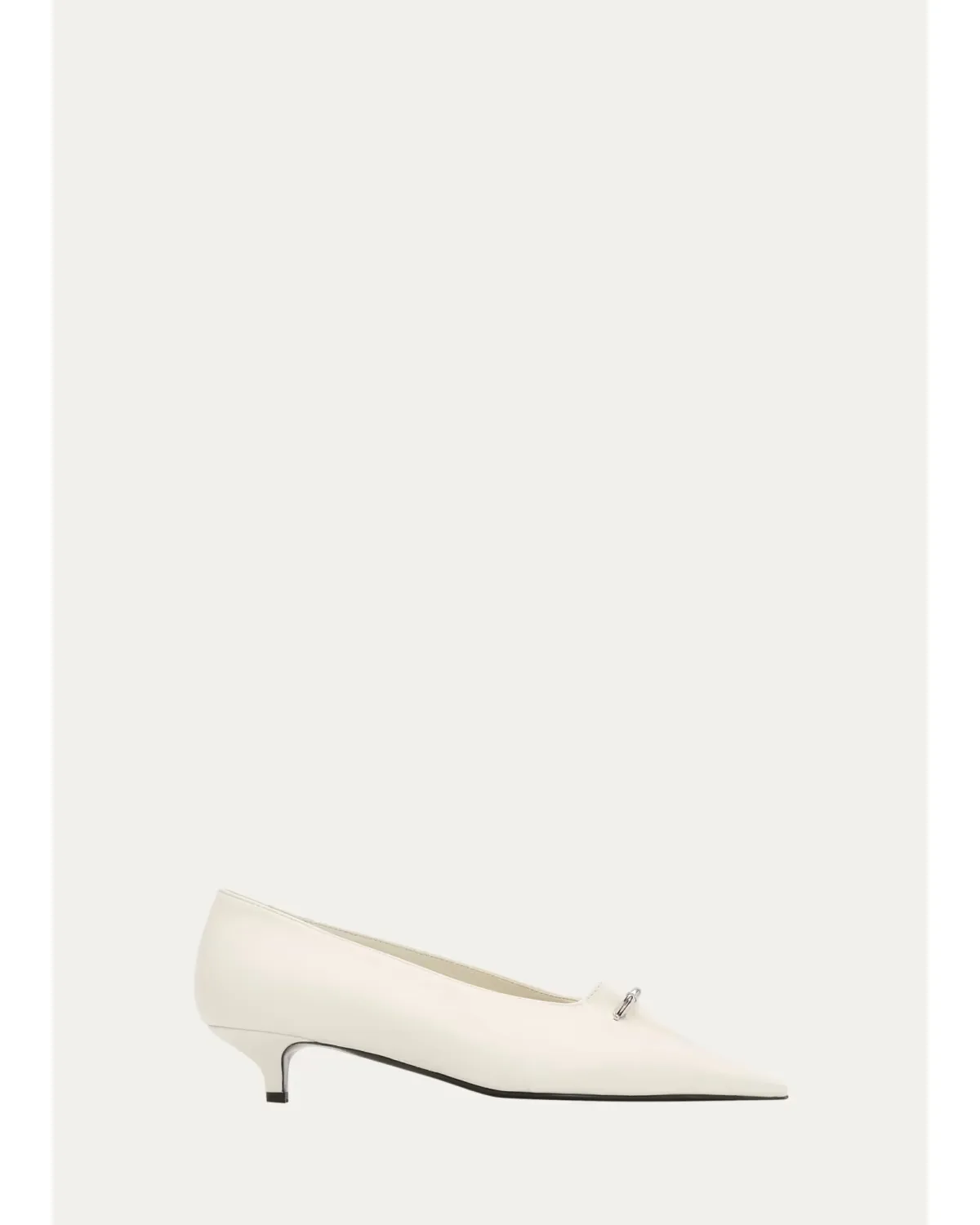 35mm Pierced Nappa Leather Pumps by Totême