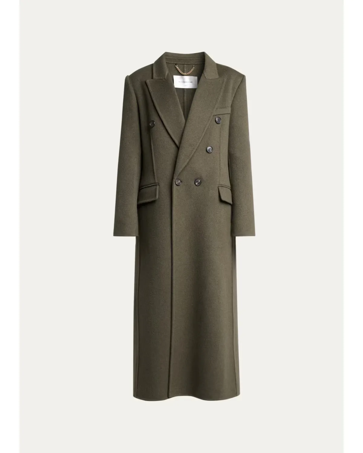 Catriona Wool-Blend Double-Breasted Coat by Victoria Beckham