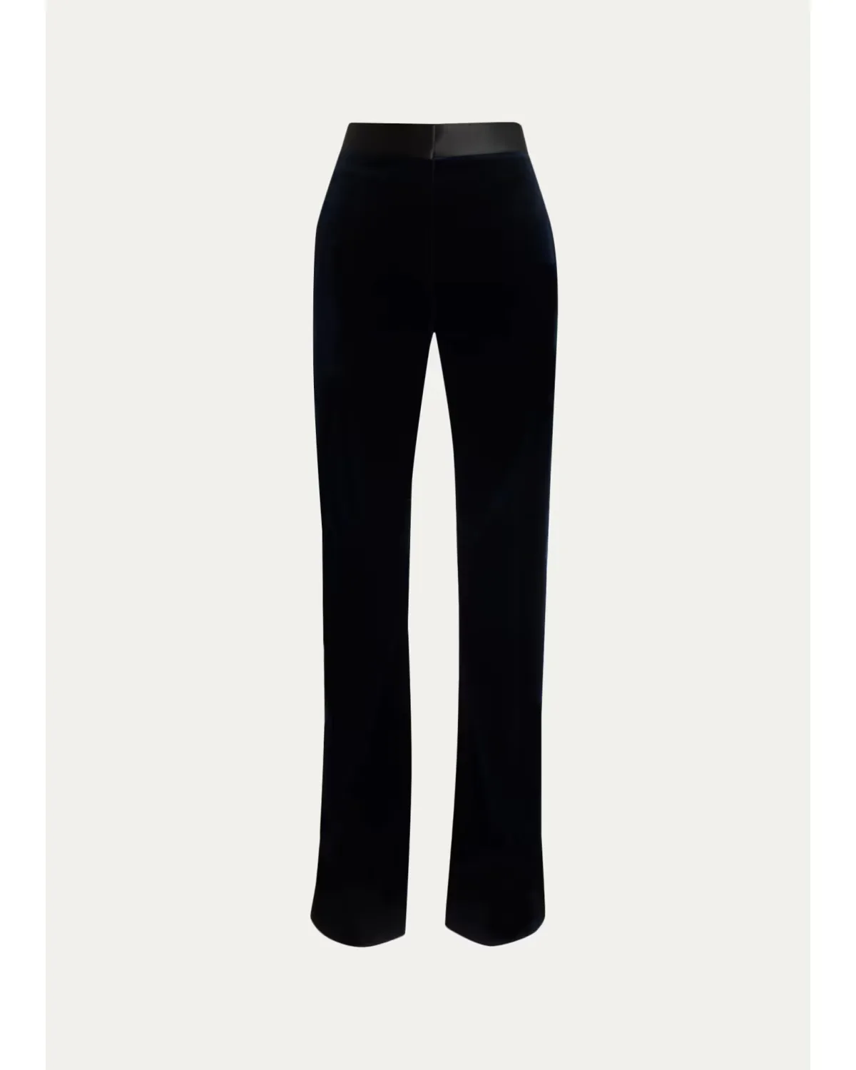 Alina Tailored Velvet Wide-Leg Trousers by Victoria Beckham