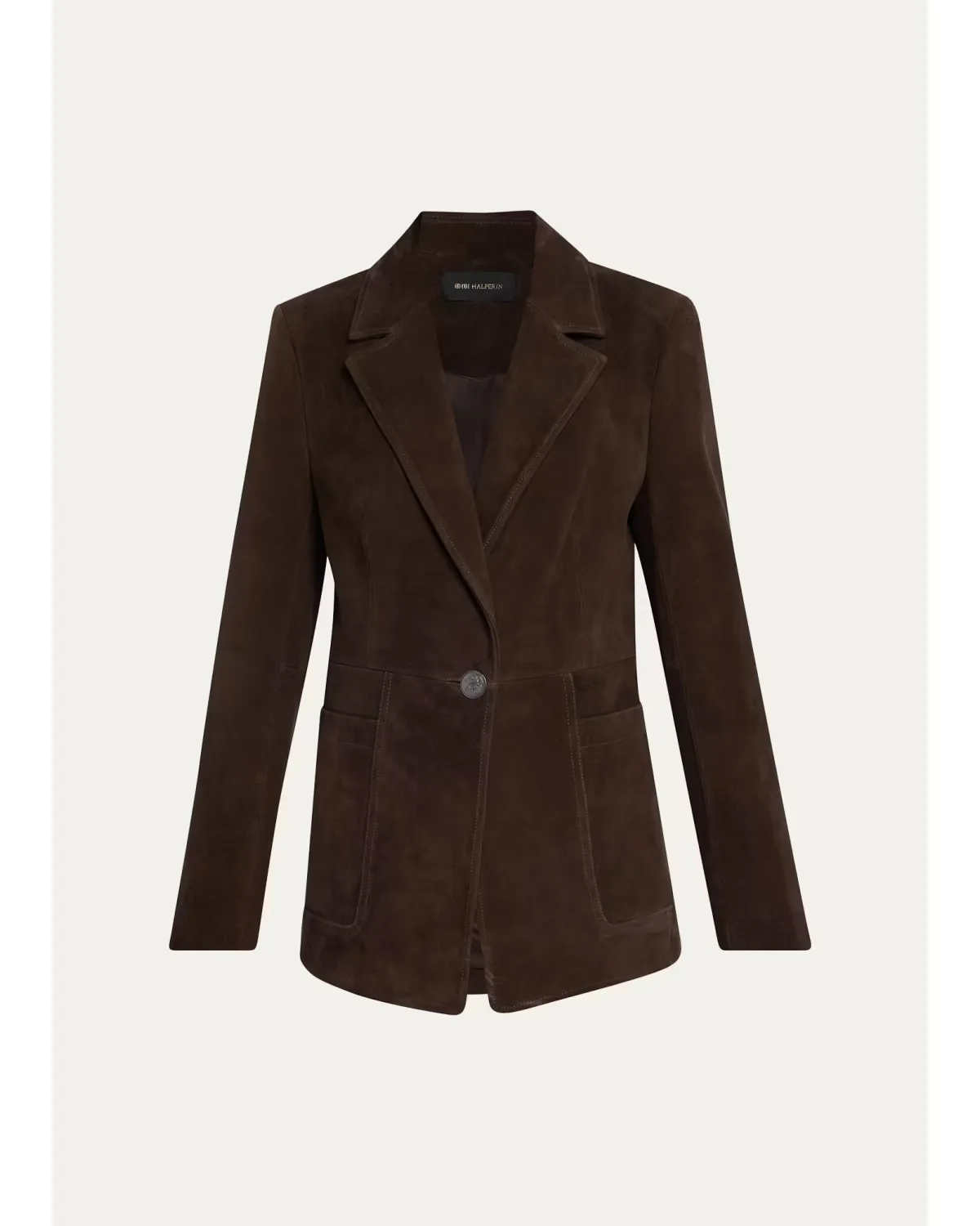 Claudia Single-Button Suede Jacket by Kobi Halperin