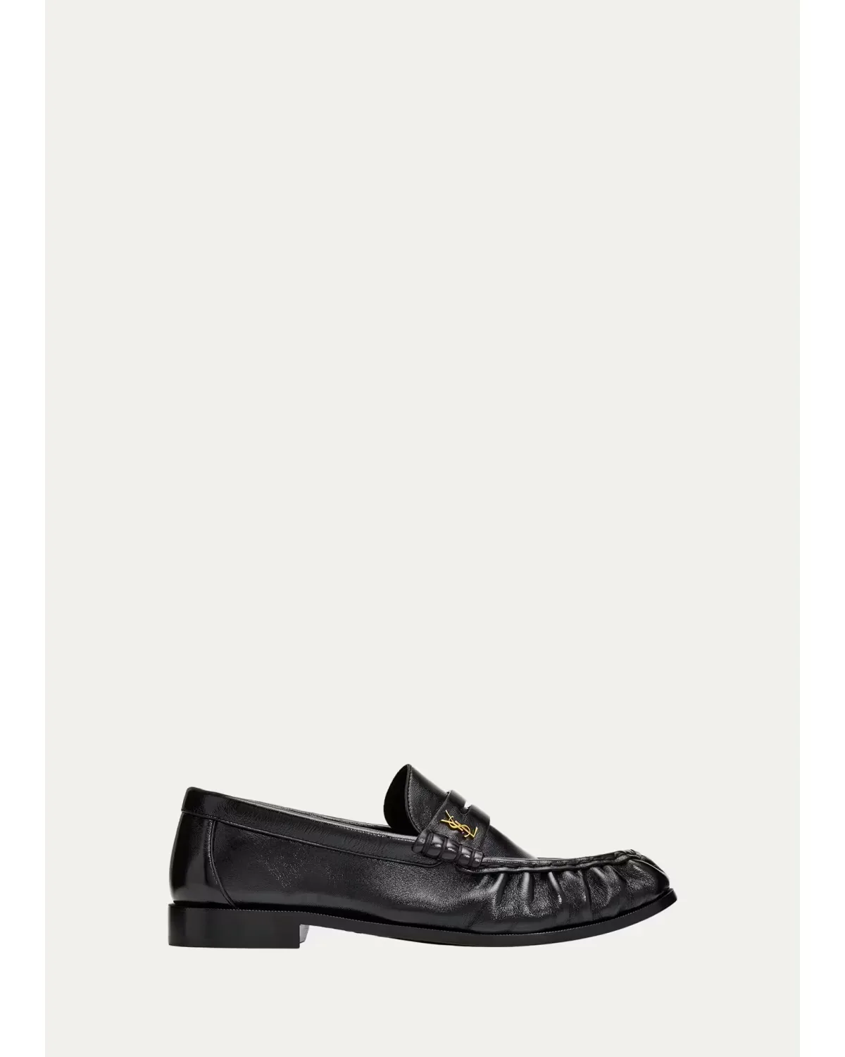Le Leather YSL Penny Loafers by Saint Laurent