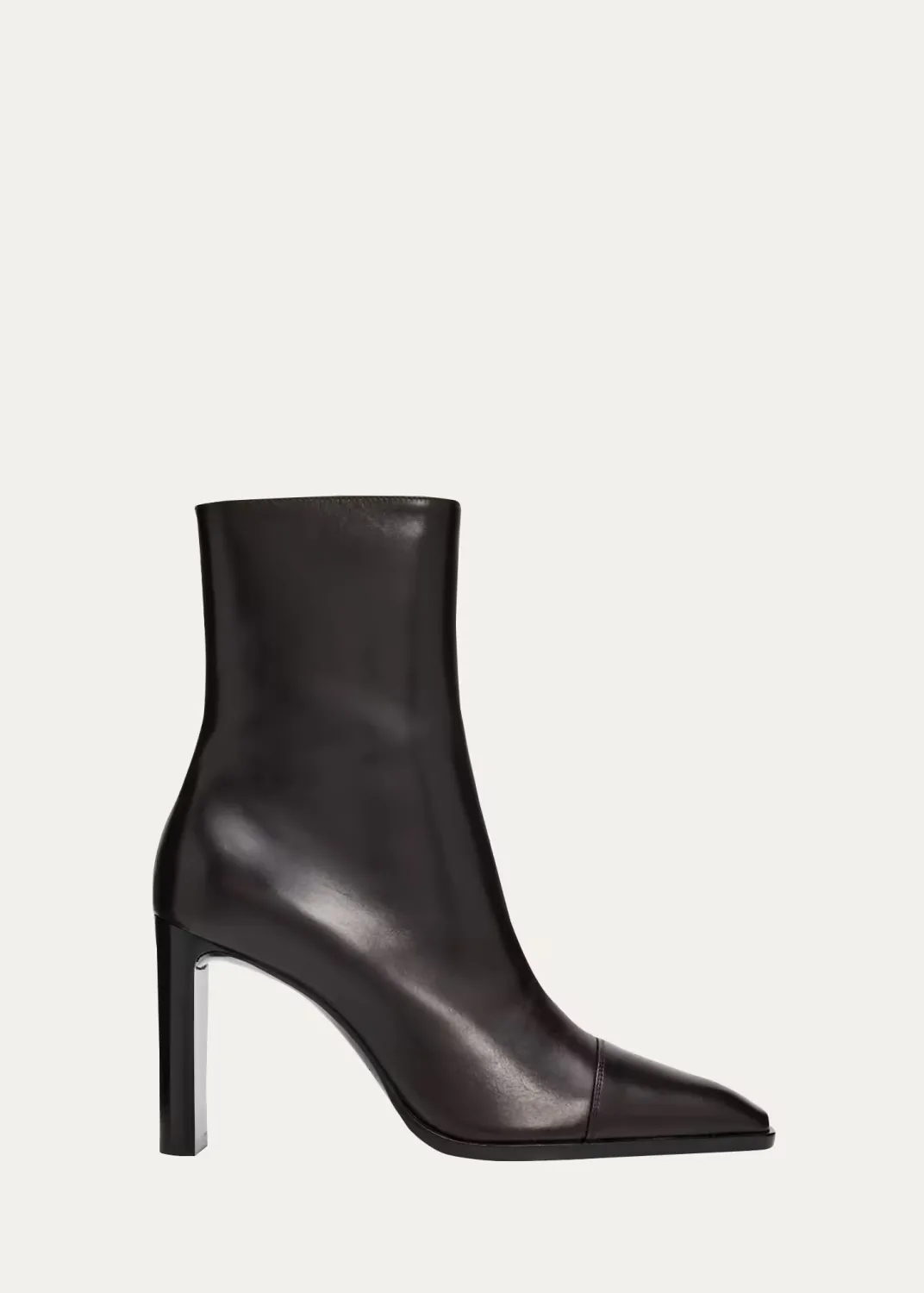 95mm Venetia Leather Booties