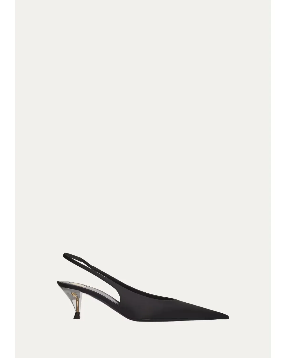 55mm Fanny Slingback Pumps by Saint Laurent