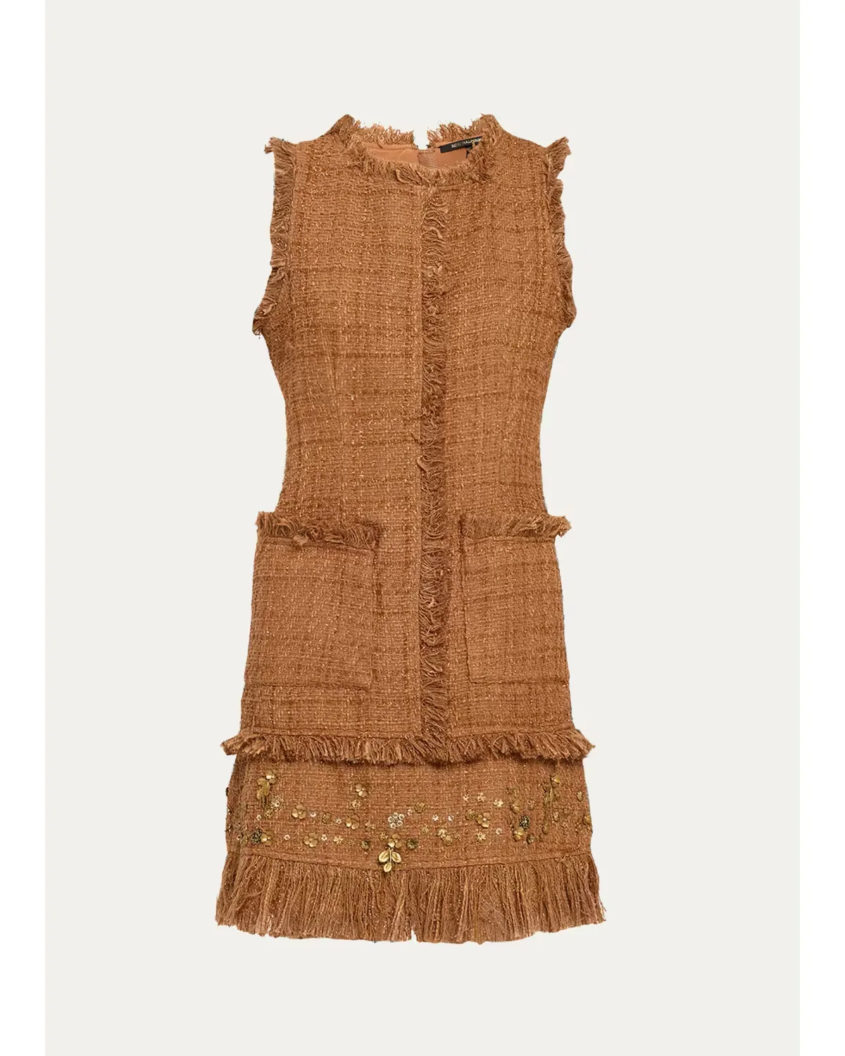 Rives Sequin-Embellished Tweed A-Line Mini Dress by Kobi Halperin
