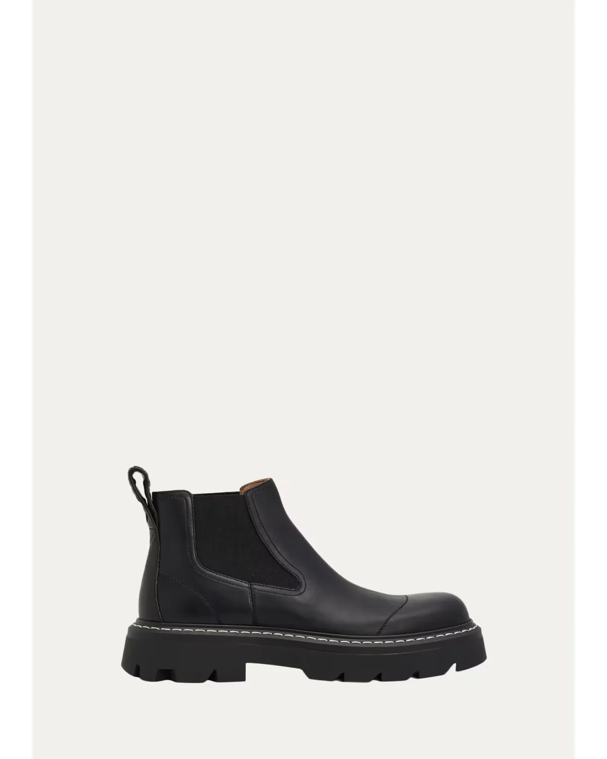 Gum Military Leather Chelsea Boots by Bottega Veneta