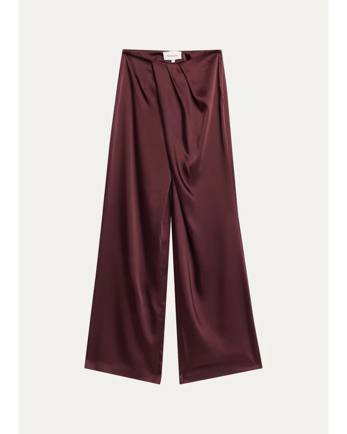 Camryn Satin Wide-Leg Pants by SEROYA