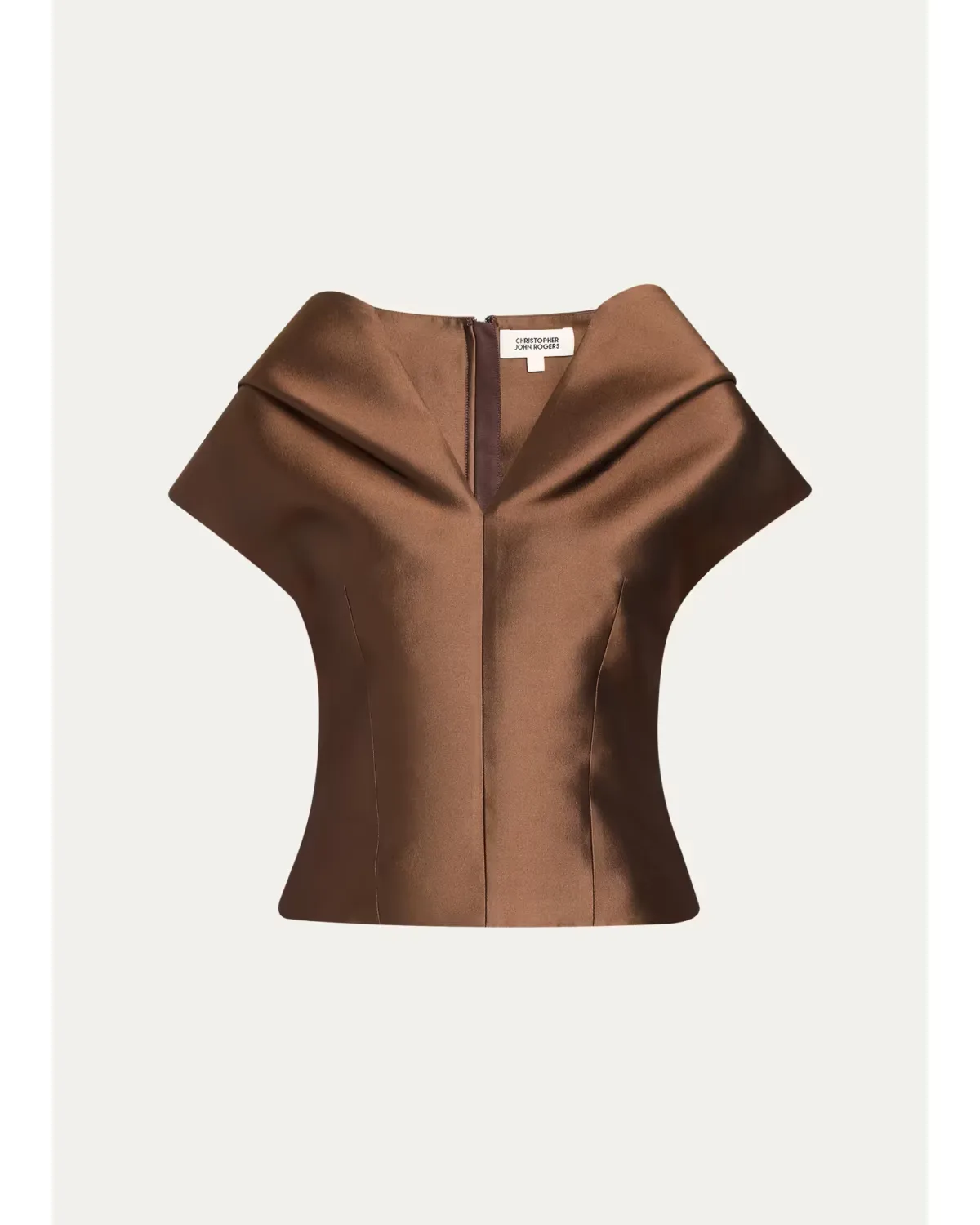 Silk-Blend Husk Top by CHRISTOPHER JOHN ROGERS