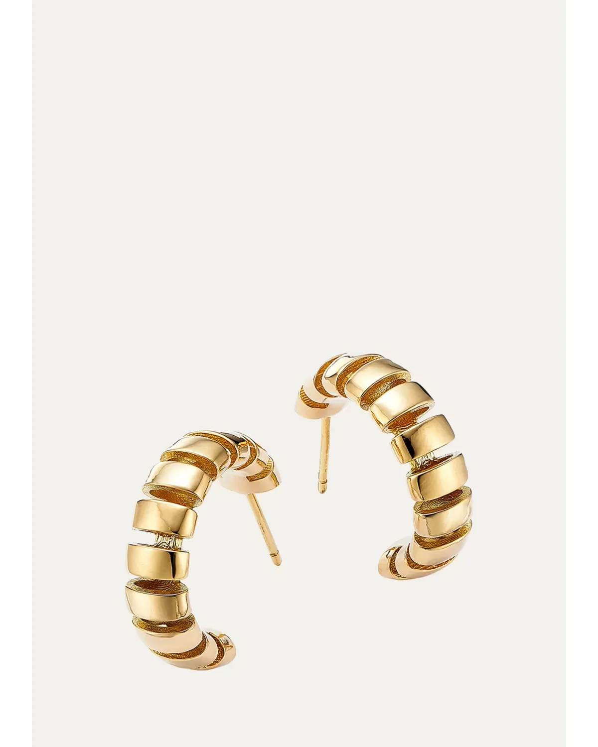 14K Porto Hoop Earrings by Futura Jewelry