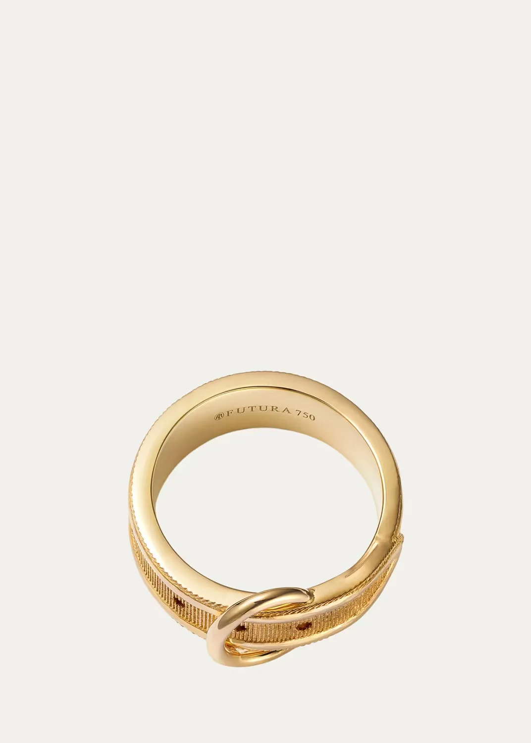 14K Endure Belt Ring by Futura Jewelry