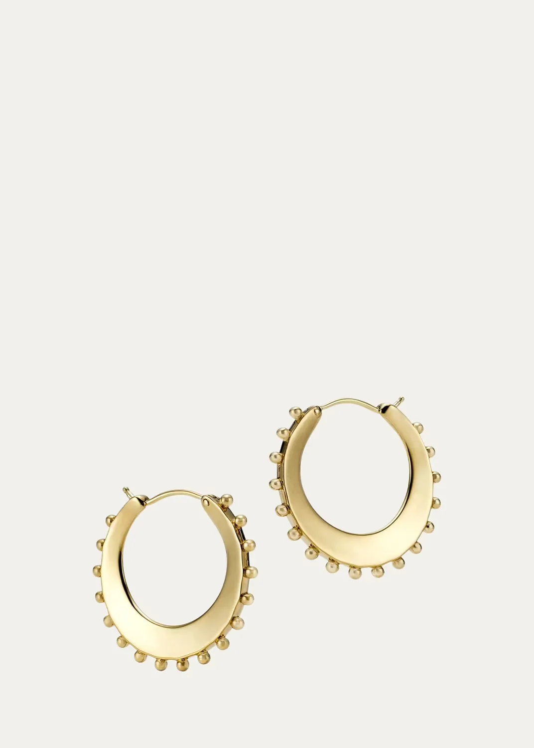 14K Power Hoop Earrings