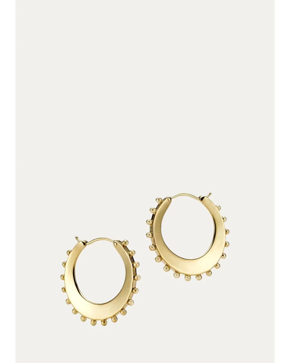 14K Power Hoop Earrings