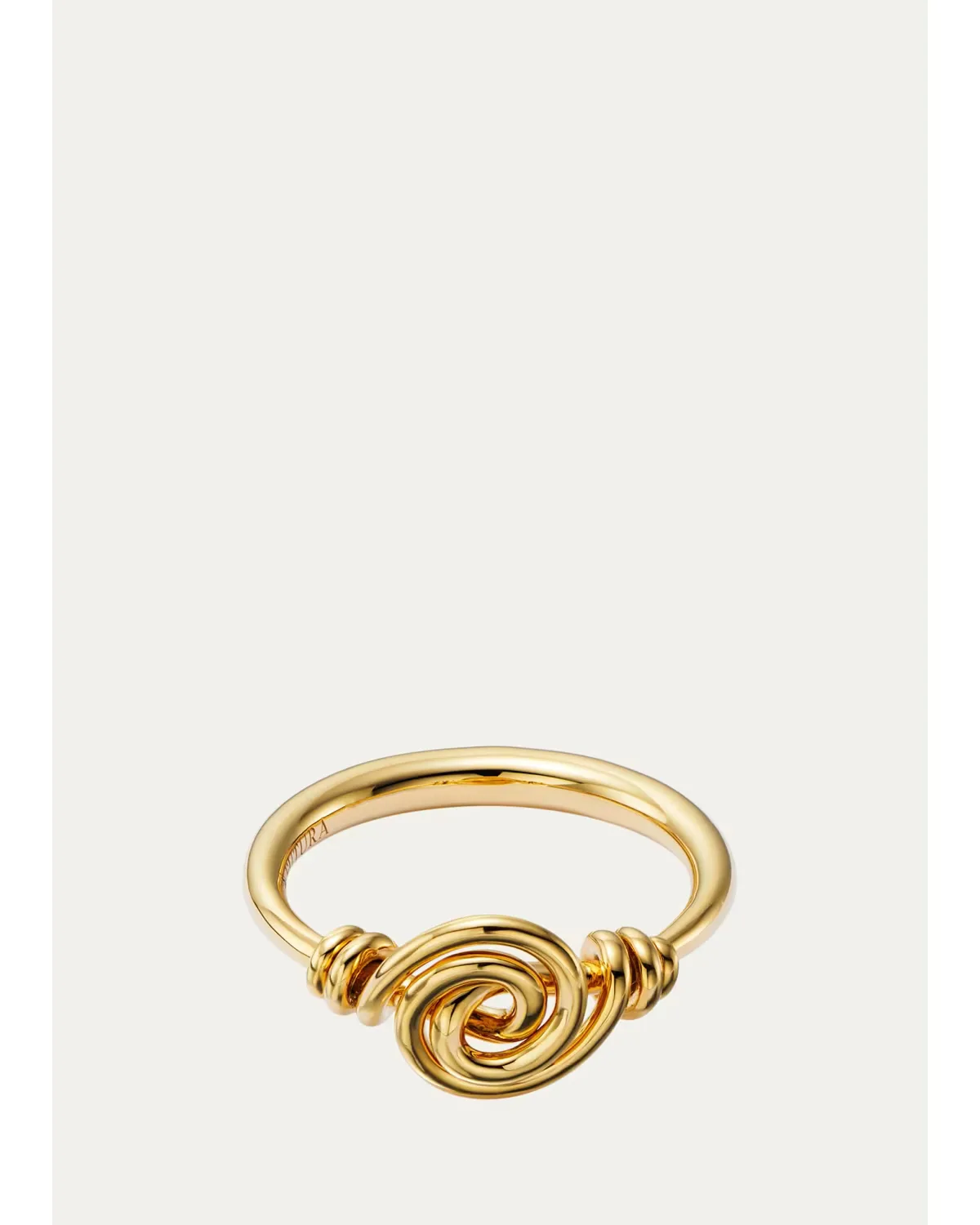 14K Kosmis Spiral Ring by Futura Jewelry