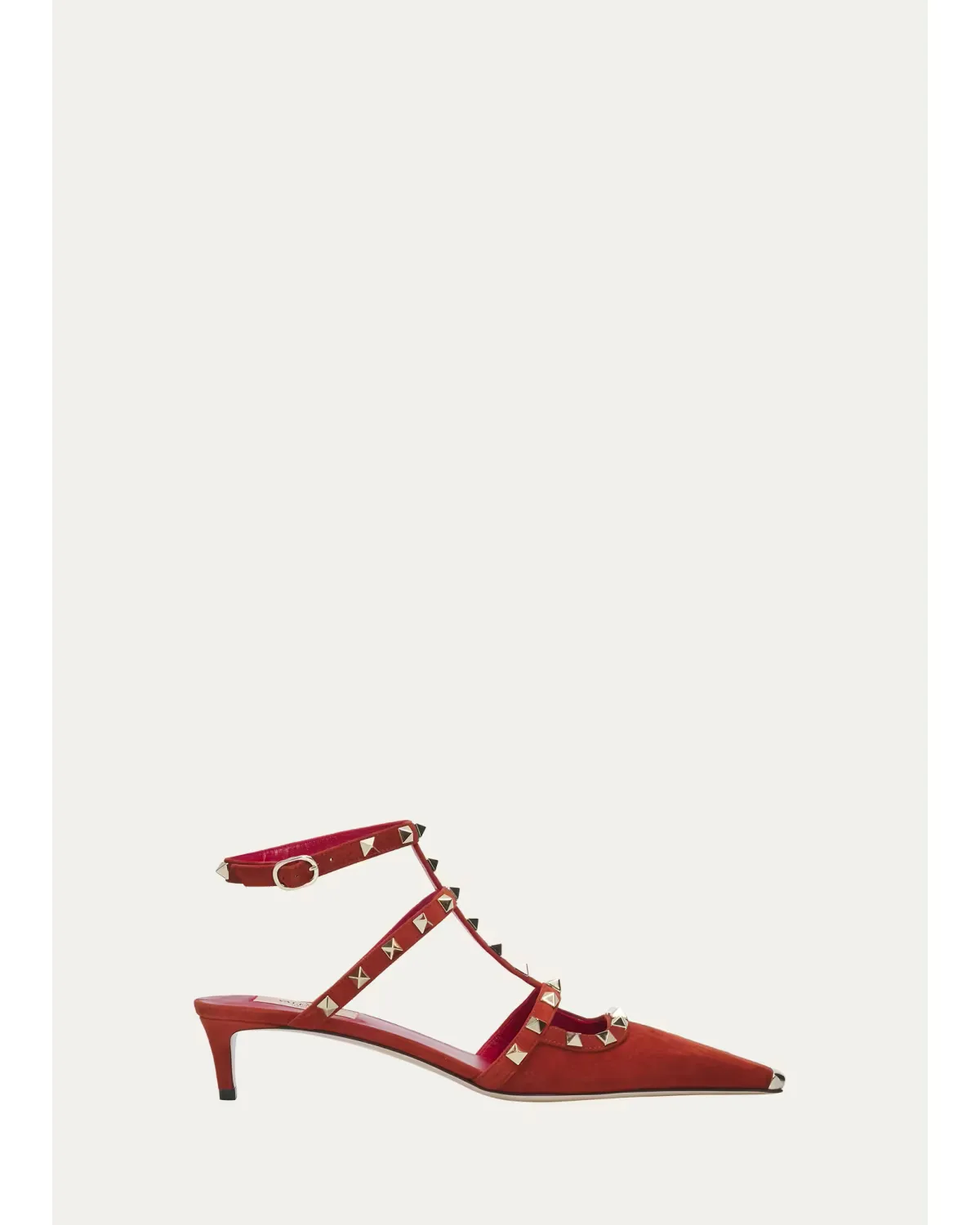 40mm Rockstud Suede Pumps by Valentino Garavani