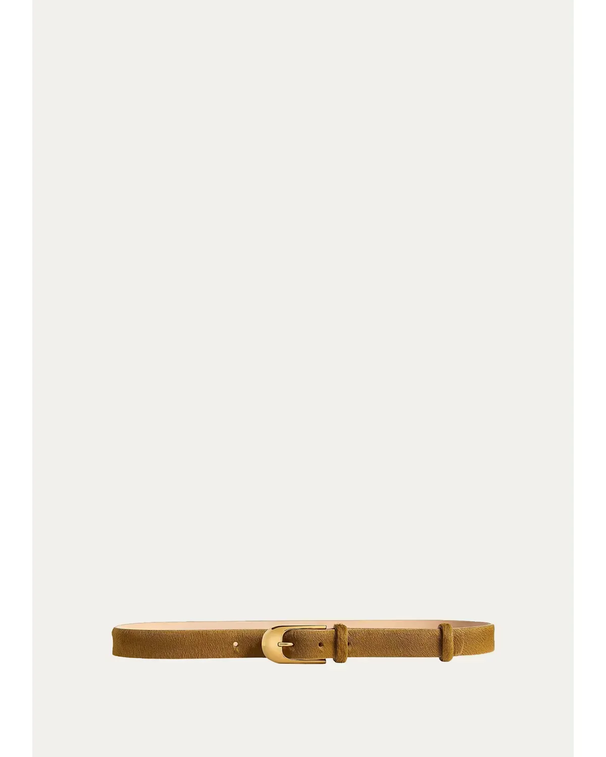 Dome Calf Hair Belt by Khaite